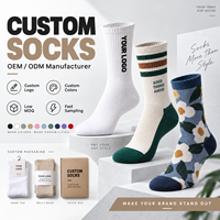 Concevez vos propres chaussettes, chaussettes à motif personnalisé avec logo de marque pour les petites entreprises et les détaillants