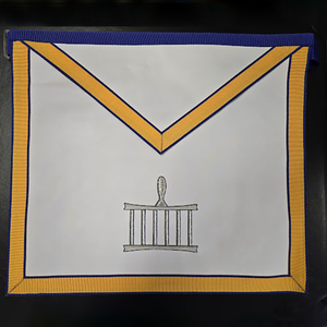 กม. ดีผ้ากันเปื้อนนักบุญลอว์เรนซ์ผ้ากันเปื้อนสำหรับผู้พลีชีพปักด้วยมือคุณภาพสูงผลิตตามสั่ง2025ออกแบบโดยช่างที่ออกแบบมาโซนิก - Product Image 3