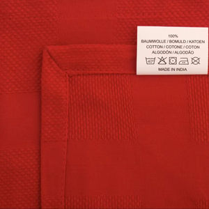 100% ensemble de serviettes en satin de coton à séchage rapide serviette en lin solide blanc tissé pour la maison hôtels restaurants utilisation durable de la cuisine - Product Image 1