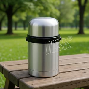 Ilsa - Recipiente Térmico para Alimentos de Acero Inoxidable, Lonchera de 1 Litro, Modelo Inox 1104100 - Product Image 3