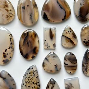 อัญมณีทรงหลวม Montana Cabochon ธรรมชาติรูปทรงต่างๆสีน้ำตาลสำหรับการทำเครื่องประดับ - Product Image 4