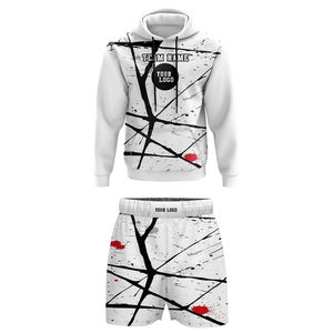 Sweat-shirts personnalisés avec logo brodé 3D, motifs par sublimation, pour le hockey sur glace, 100% coton, respirants, unisexes, pour l'été - Product Image 1