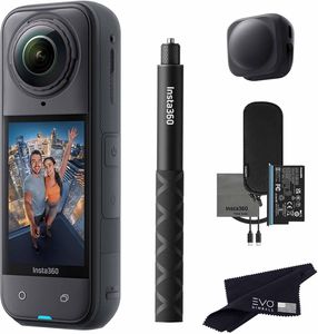 Meilleure Nouvelle Caméra d'Action Industrielle 8K 360° avec Batterie Insta 3 Heures Intégrée, Protection Anti-Vent et Stabilisation X5 Triple A - Product Image 1