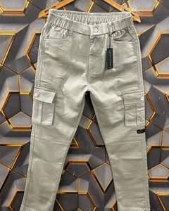 กางเกงคาร์โก้แนวสตรีทของผู้ชายแบบปรับแต่งได้ผ้าฝ้าย100% มีหลายกระเป๋าทำจากผ้าใบ - Product Image 6