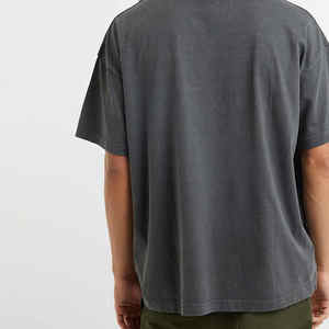 T-shirts surdimensionnés de couleur unie à séchage rapide pour hommes de nouveau style meilleur matériel t-shirt à épaules tombantes - Product Image 5