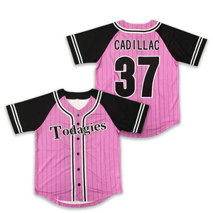 Personalizado Softball Desgaste Sublimación Patrón Logo Diseño Youth Club Team Baseball Jersey Camisas - Product Image 5