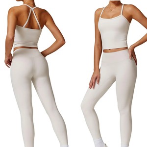 Leggings de Cintura Alta para Mujer, Color Sólido, Elásticos, Transpirables, Compresivos, Moldeadores de Abdomen, Deportivos, Tejidos - Product Image 2