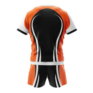Camiseta de Rugby Personalizada con Estampado por Transferencia de Calor, 100% Poliéster Transpirable, Ropa de Fútbol para Hombre Adulto, Uniforme de Rugby para Deporte - Product Image 2