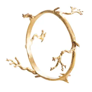 Rond de serviette de noël de haute qualité élégant pour les fêtes de mariage d'hôtel à la maison - Product Image 2