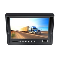Moniteur DVR mobile AHD 1080P de 7 pouces | Système Quad 4 canaux/6 canaux | Kit de caméra de recul pour camion étanche IP69K | Écran partagé | Enregistrement SD 256 Go