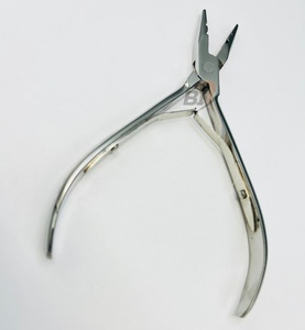 Pince d'extension de cheveux écologique en gros avec logo personnalisé I Tip Micro Ring Outils d'extension de cheveux en acier inoxydable pour microbilles - Product Image 2