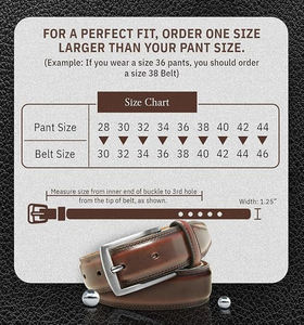 Cinturones de Cuero Vacuno al por Mayor para Hombre, Diseño Personalizado OEM, Cuero Genuino Elegante con Opciones de Logotipo Personalizado 2026 - Product Image 2