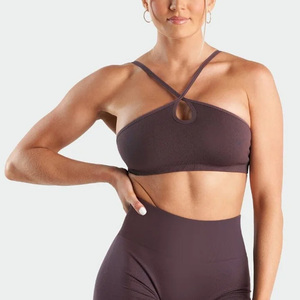 Soutien-gorge de sport léger sans couture pour femmes grandes tailles, idéal pour l'entraînement, la gym et le fitness - Vêtements de sport personnalisables avec logo - Product Image 3