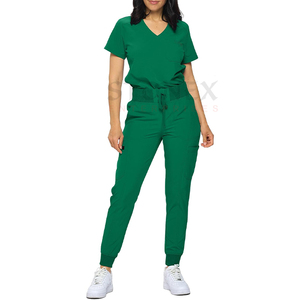 Venta al por mayor Mujeres Scrub Medical Wear Women's Jogger Scrub Set En Regular y Petite Jogger Scrubs - Product Image 1