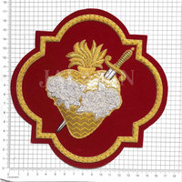 Insignias Bordadas en 3D de Alta Calidad Personalizadas, Insignias de Tela de Lona con Diseño Bordado a Mano, Insignias con Logotipo para Promoción, Sencillas