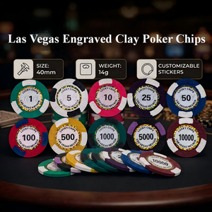 Fichas de Póker de Arcilla de 40mm y 14G, Lisas, Directas de Fábrica, con Adhesivo para Logotipo Personalizado, Centro con Diseño de Pelota de Golf, Regalo para Sala de <span class=keywords><strong>Casino</strong></span> - Product Image 1