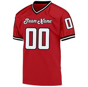 Auténtica Camiseta de Fútbol Retro para Hombre - 100% Poliéster, Impresión por Transferencia de Calor, Manga Corta, Cuello en V, Personalizable con Nombre del Equipo y Logotipo - Product Image 1