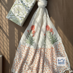 Wholesale of Hand Block Printed Cotton <b>Scarves</b> & Stole Multicolor Cotton Stole and <b>Scarves</b> - Product Image 6