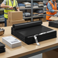 Enveloppes en polyéthylène personnalisées durables pour vêtements, emballages écologiques imperméables pour vêtements, sacs personnalisés pour l'expédition
