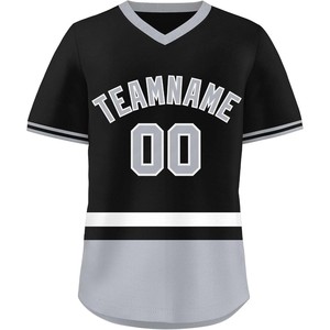 Maillot de baseball personnalisé en polyester mesh, transfert thermique, tenue d'équipe, marque privée, séchage rapide, durable, vêtements de club sportif, antibactérien - Product Image 1