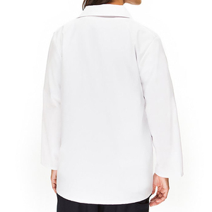 Bata blanca unisex de laboratorio, uniforme de algodón y poliéster para médicos y enfermeras, uniformes hospitalarios para hombres y mujeres Ronpex - Product Image 3