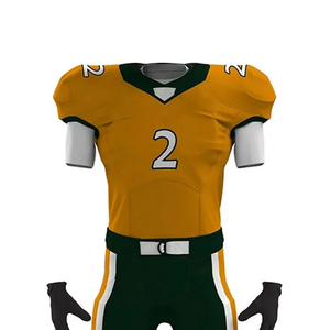 Vêtements de sport de haute qualité à bas prix, uniforme de football américain respirant, taille plus, manches trois quarts, uniforme de football américain - Product Image 4