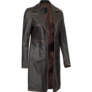 Oem dịch vụ nhà máy làm bằng da áo khoác dài thời trang mới latesr thiết kế người đàn ông của chất lượng cao Áo khoác da - Product Image 5