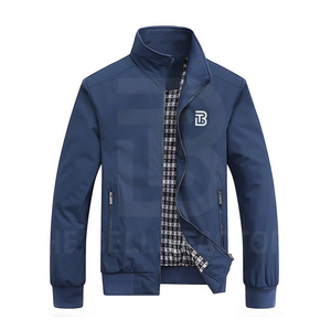 High Quality Men's Stand Collar <b>Winter</b> Bomber Jacket Top Selling High Street Style Direct Factory Wholesale with OEM Service - Product Image 1