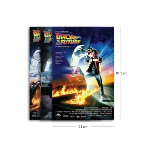 Modern Style 'Back to the Future I-III' <b>Poster</b> Set Made of Paper for Wall Decor - Product Image 6