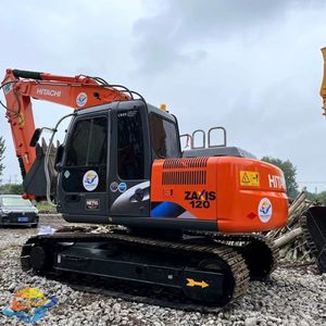 Excavatrice sur chenilles Hitachi ZX120 d'occasion à vendre, modèle mini haute performance, prix bas, d'occasion, caractéristiques moteur, moteur, PLC - Product Image 2