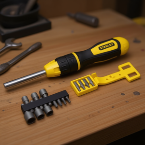 Tournevis à cliquet Stanley avec 20 embouts (2 pièces) - Product Image 3