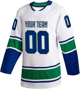 Logotipo bordado de alta calidad, camisetas de hockey sobre hielo de equipo personalizado, camiseta de hockey sobre hielo sublimada de poliéster 100% - Product Image 6