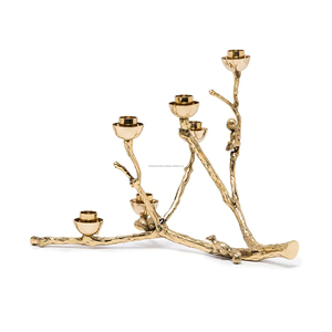 Twiggy-portavelas en forma de rama con niquelado para decoración del hogar, Hotel y restaurante - Product Image 4