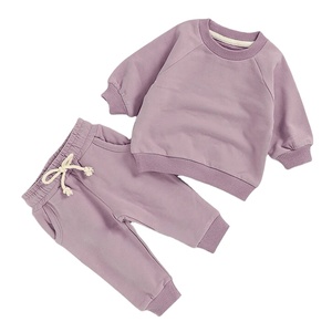 ชุดเซ็ตเสื้อแขนยาวและกางเกงขายาวเด็ก 2 ชิ้น ทำจากผ้าฝ้ายออร์แกนิค |   ชุดจ็อกเกอร์เด็กเล็กเนื้อผ้านุ่ม - Product Image 2