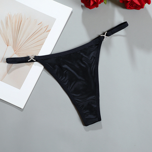 Sexy Women's Underwear Seamless Rhinestone <b>Thong</b> Skin-friendly Breathable Briefs G St - Product Image 6