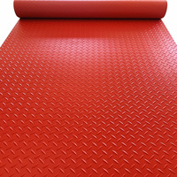 Umwelt freundliche Garagen boden rollen PVC Vinyl Diamant Münz muster PVC Gummi platte