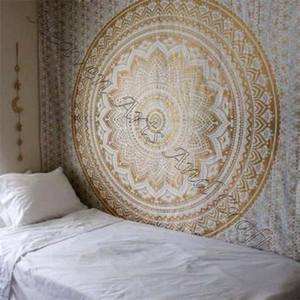 Tapisserie indienne Mandala Hippie bohème tenture murale tapisseries plage jeter Mandala tapisserie - Product Image 5