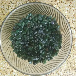 Vendita all'ingrosso di cristallo sfuso ghiaie di avventurina verde naturale trucioli di cristallo pietra curativa quarzo lucidato per la vendita decorazione domestica