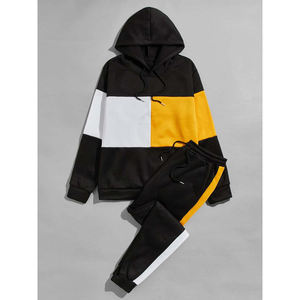 Survêtement pour homme, design personnalisé multicolore, streetwear, tendance de l'hiver, survêtement à capuche pour homme - Product Image 5