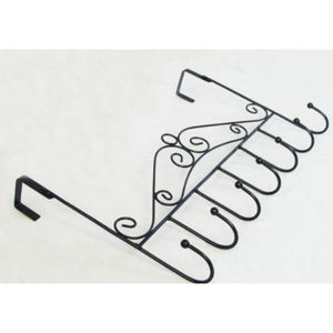 Crochets muraux en métal forgé vintage minimalistes, couleur personnalisée, écologiques pour la décoration de la maison, du salon, de la salle de bain, pour les manteaux et les chapeaux - Product Image 1