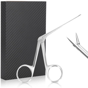 Microfórceps de oreja esterilizables ligeros de acero inoxidable manuales reutilizables OEM ODM ENT fabricante de instrumentos quirúrgicos personalizados - Product Image 1