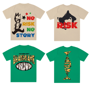 เสื้อเชิ้ตผู้ชายแขนสั้นสั่งทำโลโก้ได้เสื้อยืดวินเทจ DTF พลัสไซส์ใหญ่พิเศษผ้าคอตตอน100% ตัวหนังสือไซส์ใหญ่พิเศษ - Product Image 3