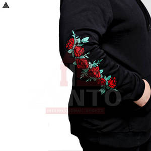 Nouveauté : Sweat à capuche en coton brodé pour homme – Haut basique en mélange de coton de haute qualité avec broderie - Product Image 5