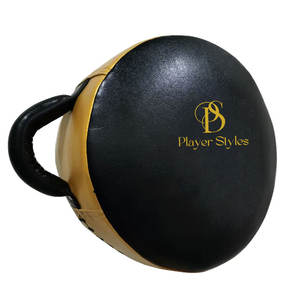 Bouclier de boxe en cuir de vachette véritable de haute qualité et résistant, Offre Spéciale de style joueur avec logo personnalisé, vente en gros de boxe personnalisée - Product Image 2