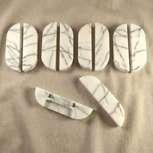 มือจับประตูหินอ่อนสไตล์อาร์ตเดโคสุดหรูจาก TCE สำหรับบ้าน สำนักงาน โรงแรม ตู้เสื้อผ้า ทนทาน คุณภาพพรีเมียม ผลิตด้วยมือ - Product Image 6