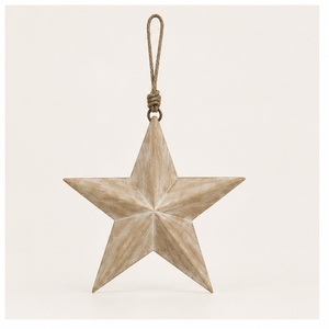 Wood <b>Star</b> Wall <b>Hanging</b> Decor Vintage Handicraft Christmas Ornament - Product Image 2