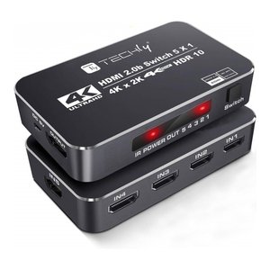 Commutateur HDMI 5-en-1 5 ports IDATA HDMI 2.0 4K 60Hz Noir - Product Image 2