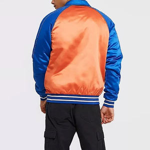 Chaqueta bomber transpirable personalizada para hombre 2025, venta al por mayor, chaqueta bomber de satén de poliéster de manga larga - Product Image 2