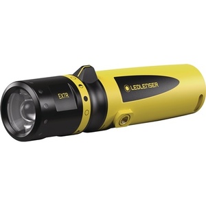 ไฟฉาย LED EX7R 50-220 ลูเมน พร้อมแบตเตอรี่ Li-Ion ระยะส่องสว่าง 65-140 เมตร สีดำ/เหลือง ผลิตภัณฑ์ LEDLENSER - Product Image 1