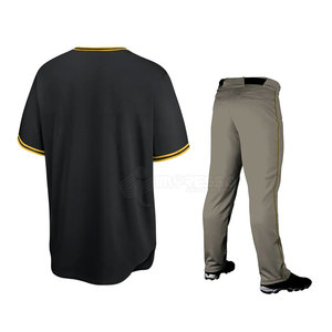 Ensembles d'uniformes de baseball respirants les plus vendus sur mesure 100% polyester vêtements de pratique de haute qualité nouveauté dernière conception - Product Image 2